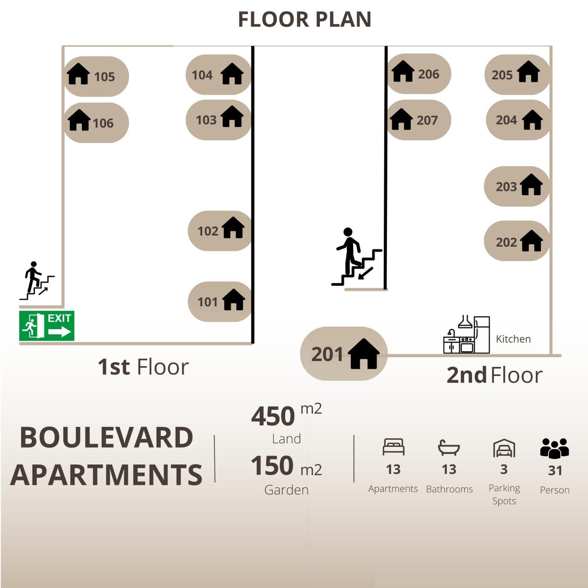 Boulevard Luxury Apartments City Center Охрид Екстер'єр фото